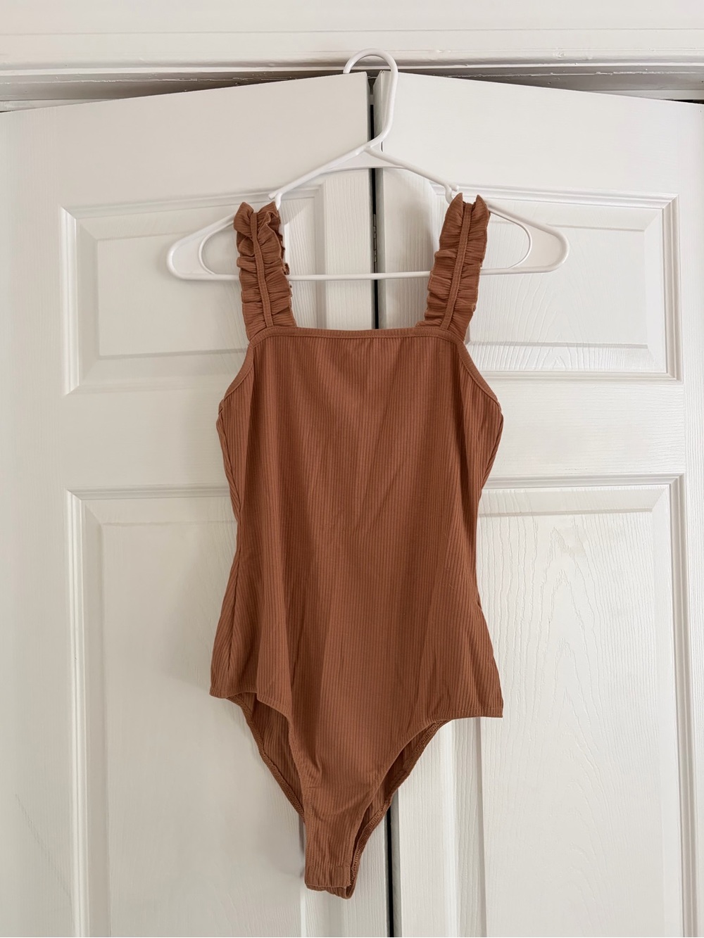 Vestique • Brown Bodysuit